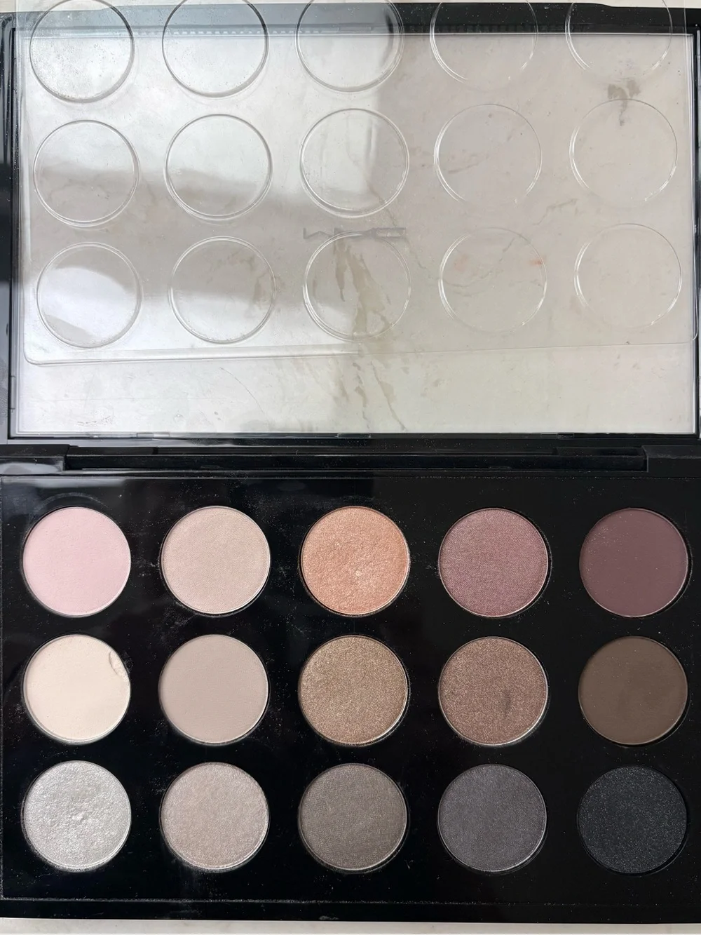 MAC Eye Shadow x15 Cool Neutral Palette